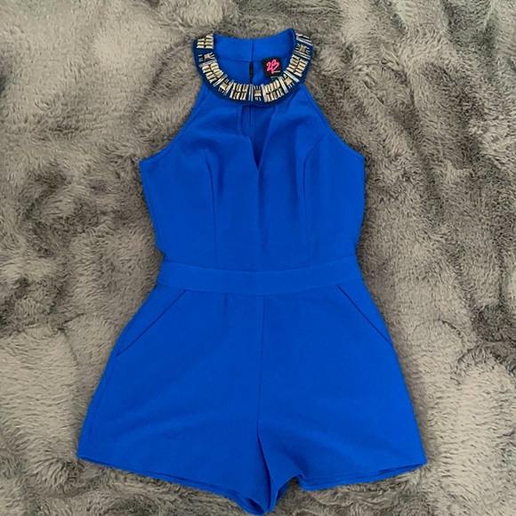 Blue Romper - Picture 1 of 4